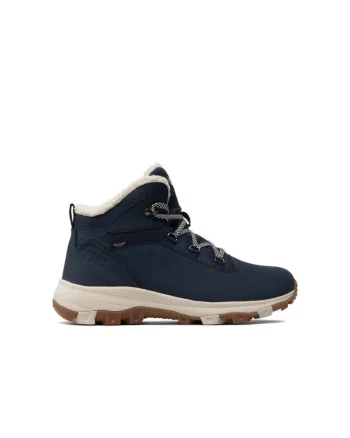 Ghete trekking barbati  piele naturala, Bleumarin