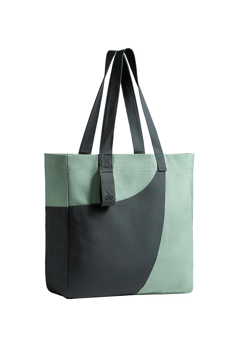 Geanta tote unisex Meclo, Negru/Verde sparanghel