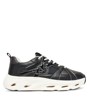Pantofi sport dama,  piele naturala, negru