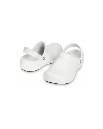 papuci Bistro Crocs cu curea pentru toc 3, Alb