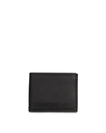 Portofel de piele Eldrin Prime, Negru