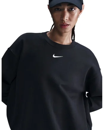 Bluza de trening supradimensionata cu maneci cazute, Negru