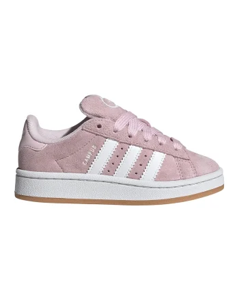 Pantofi sport Campus 00s din piele intoarsa, Alb/Roz pastel/Roz prafuit