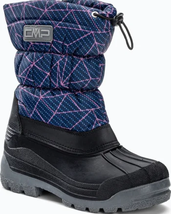 Cizme de zapada pentru copii,  Textil, Negru