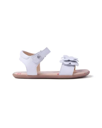 Sandale din piele cu detaliu cu fluture Slite, Alb