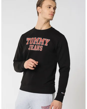 Bluza sport cu imprimeu logo, Rosu/Negru