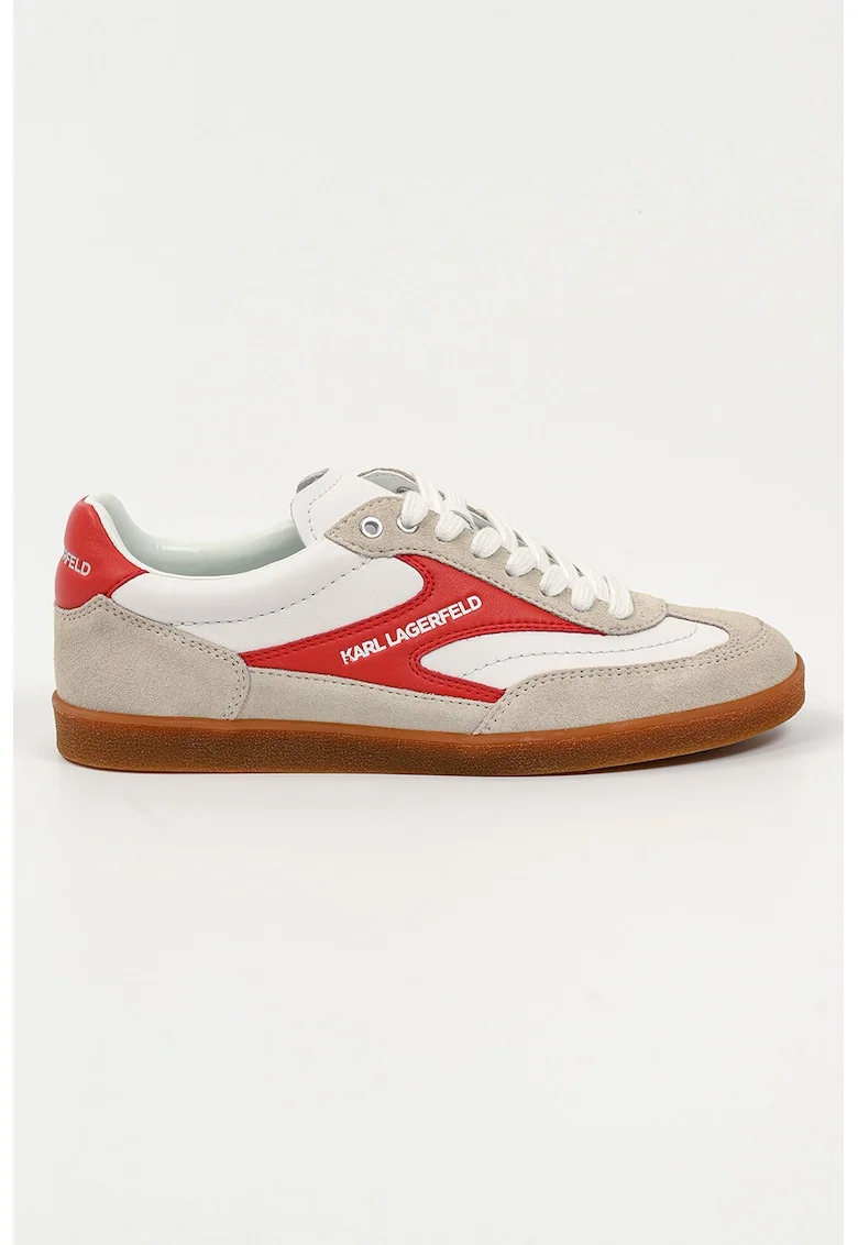 Pantofi sport din piele cu garnituri contrastante Kandidate