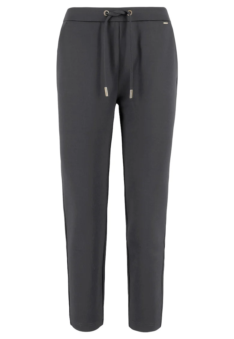 Pantaloni dama de trening, regular fit,  N-Jenis, grafit, Gri grafit