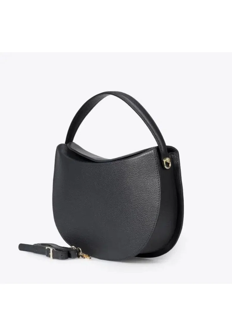 Geanta dama din piele naturala  Florentina, Negru, 32 x 20 x 7 cm