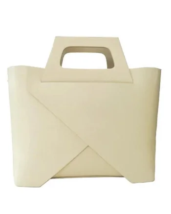 Geanta dama din piele naturala  Heaven, Beige Clair