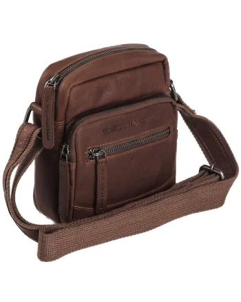 Geanta umar unisex piele naturala, 1.6 litri, Bremen,, Maro