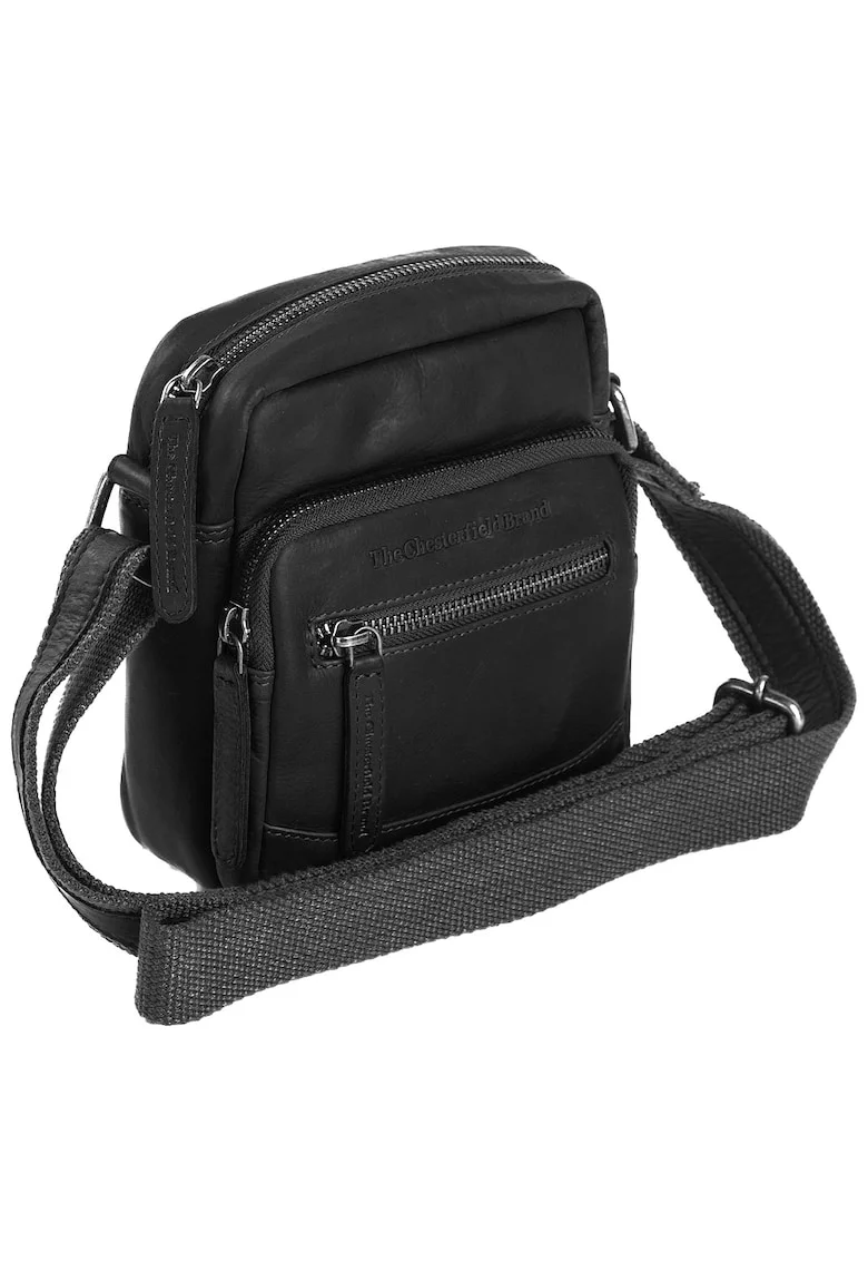 Geanta umar unisex piele naturala, 1.6 litri, Bremen,, Negru