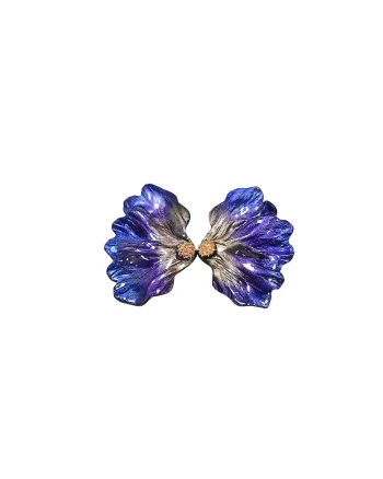 Cercei Ilona, Auriu/Violet/Albastru