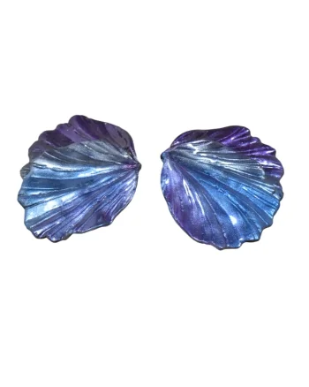 Cercei Calliope, Violet/Albastru