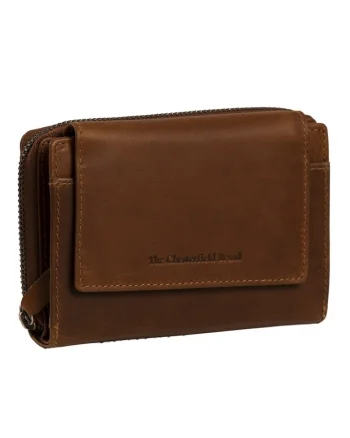 Portofel dama piele naturala, Ascot,, Coniac