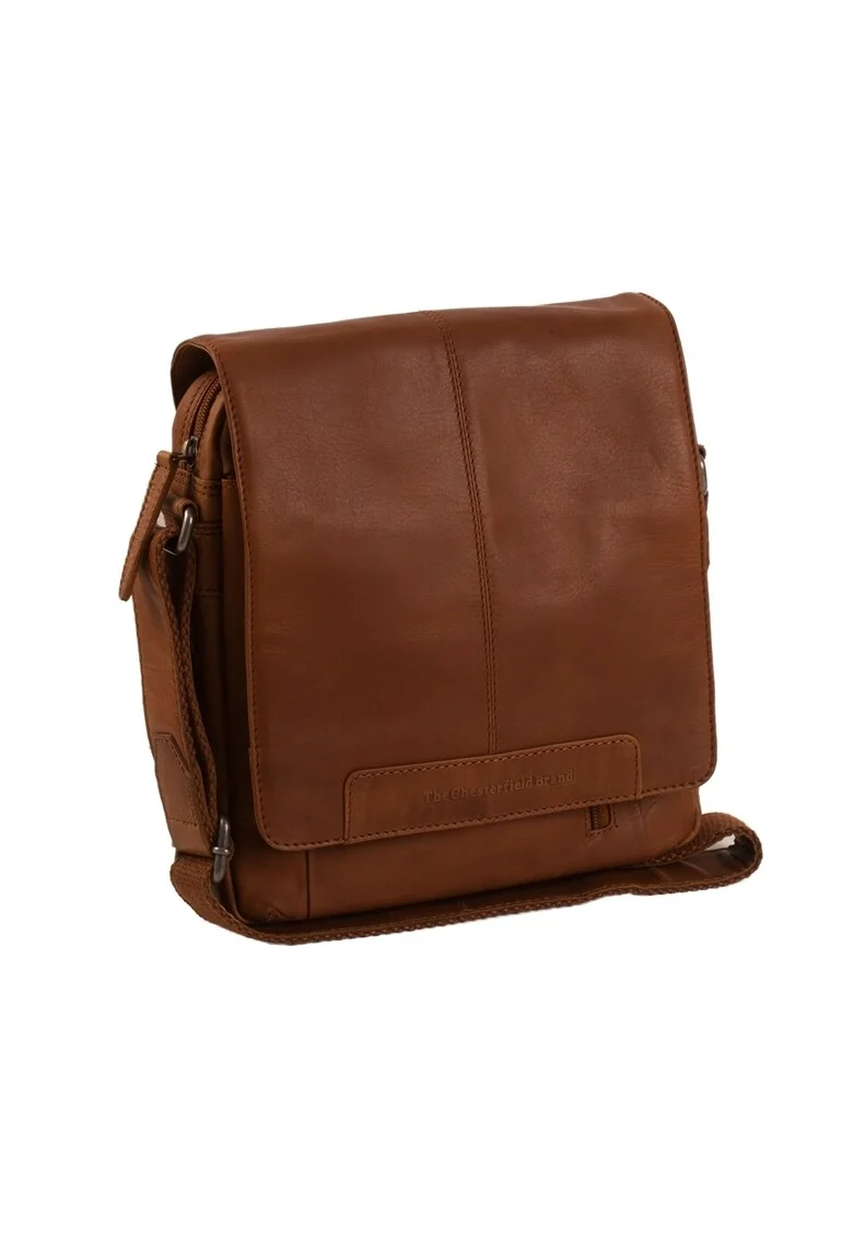 Geanta umar unisex piele naturala, 4.8 litri, Remy,, Coniac