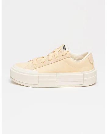 Pantofi sport cu talpa flatform si sireturi Cruise, Galben deschis
