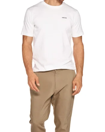 Tricou cu imprimeu grafic pe partea din spate, Alb/Verde