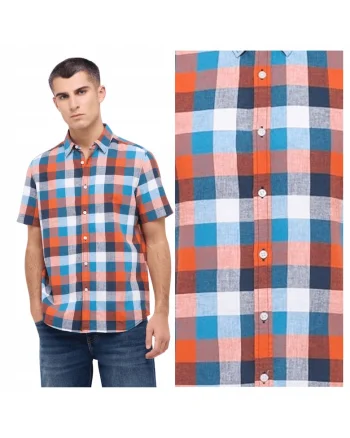 Camasa Barbati,  Berkeley, Regular Fit, Maneci Cu Nasturi, Design Clasic, Bumbac, Multicolor, Multicolor