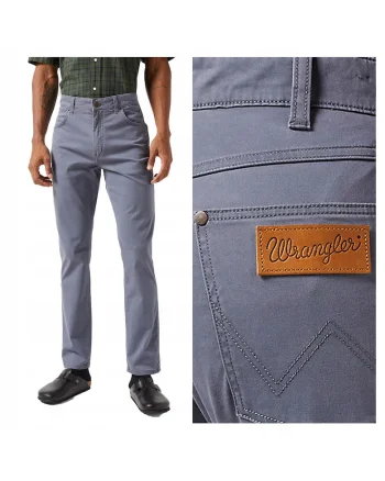 Pantaloni Barbati,  Larston, Slim Fit, Cu Fermoar, 5 Buzunare, Lungi, Bumbac, Gri