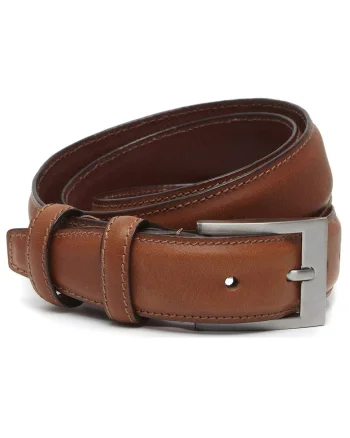Curea piele naturala coniac, 125 cm, Elliot,  Coniac