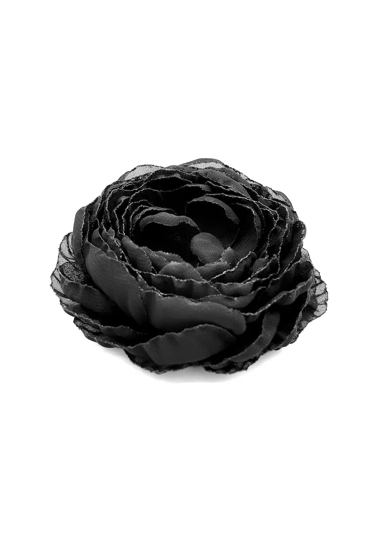 Brosa eleganta bujor,  Layla, floare mare din voal negru