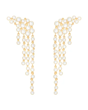 Cercei placati cu aur 18K Sparkling