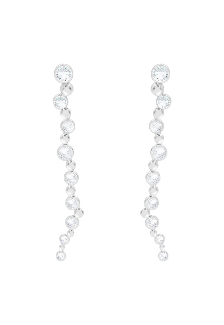 Cercei placati cu argint 925 si decorati cu pietre zirconia Sparkling