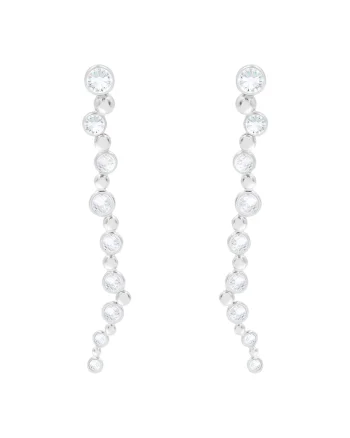 Cercei placati cu argint 925 si decorati cu pietre zirconia Sparkling