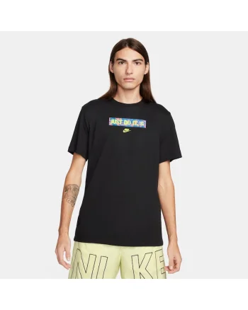Tricou de bumbac cu logo, Negru