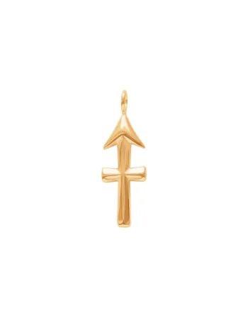Pandantiv placat cu aur cu semn zodiacal Sagetator