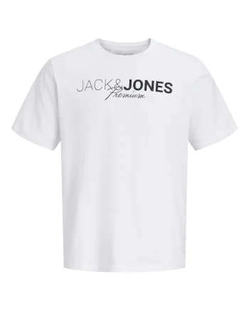 Tricou JACK &JONES Blaneo SS FST 56402, Alb