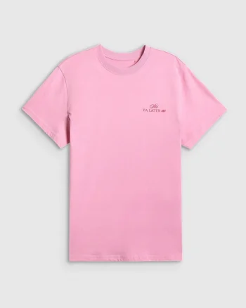 Tricou dama  croiala lejera, bumbac, Roz