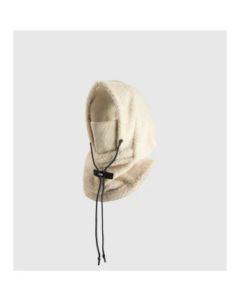 Caciula sport  Kaptur sherpa, alb, L/XL, material calduros, unisex