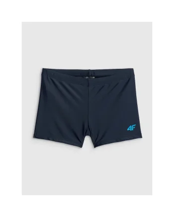 Pantaloni de baie copii,  slim fit, material sintetic, pentru baieti, Bleumarin