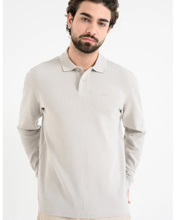 Bluza polo Pete, Maro taupe deschis