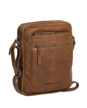 Geanta umar unisex piele naturala, 4.3 litri, Dessau,, Coniac