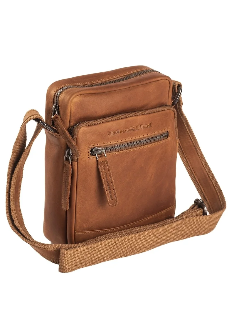 Geanta umar unisex piele naturala, 1.7 litri, Birmingham,, Coniac