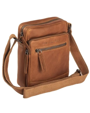 Geanta umar unisex piele naturala, 1.7 litri, Birmingham,, Coniac