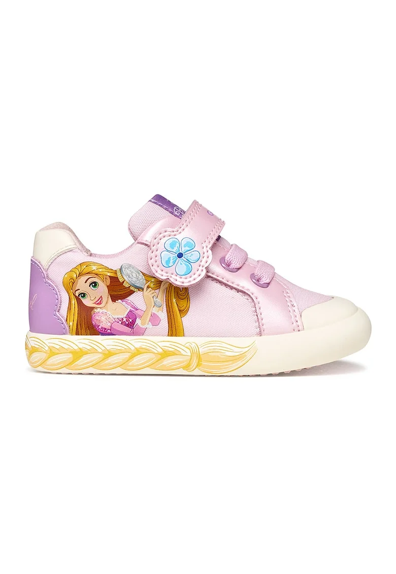 Tenisi cu imprimeu desene animate Gisli, Galben/Roz pastel/Albastru