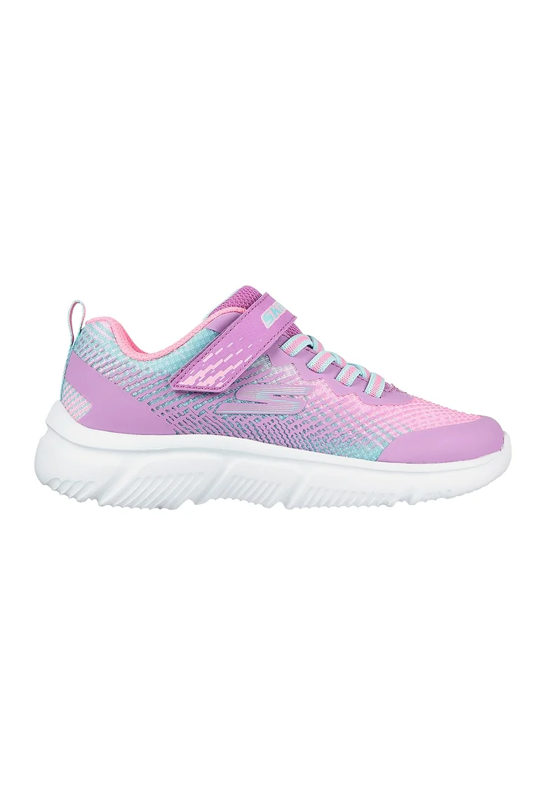Pantofi sport cu velcro Go Run 650, Albastru aquamarin/Roz deschis