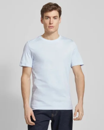 Tricou regular fit din bumbac, Albastru deschis