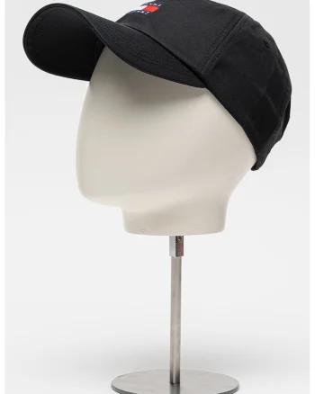 Sapca baseball de bumbac organic cu logo Heritage, Negru