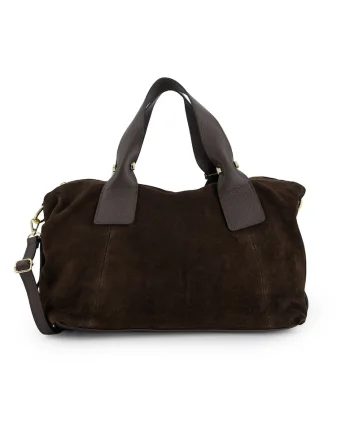 Geanta shopper din piele intoarsa