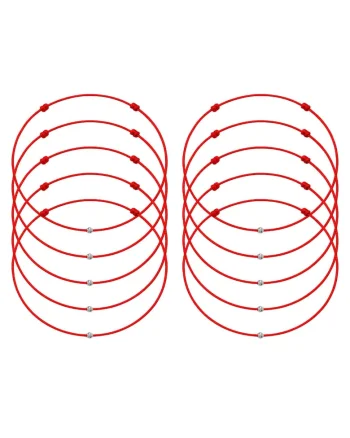 Set de bratari martisor cu detaliu din argint 925 - 10 bucati