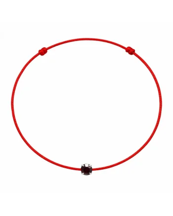 Bratara martisor decorata cu cristal Preciosa, Mov