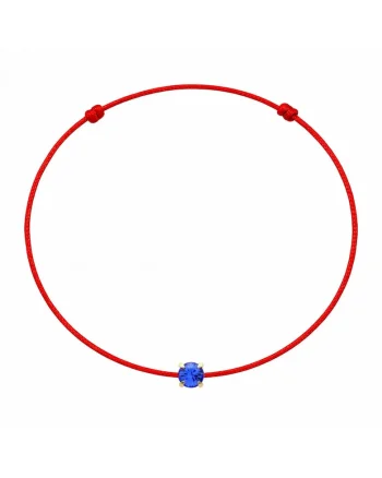 Bratara martisor decorata cu cristal Preciosa, Albastru inchis