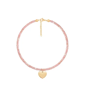 Bratara cu pietre opal placata cu aur 18k
