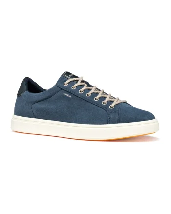 Pantofi sport Baltmoore low-cut din piele, Albastru titan