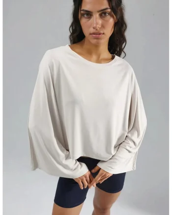 Bluza dama,  Bej natural, Jerseu